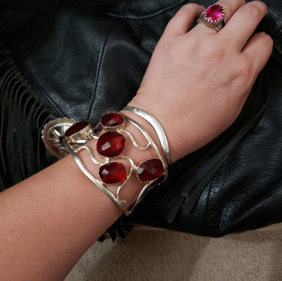 Artisan 925 pomegranate bracelet - Picture 11 of 11